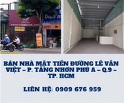 Chính chủ bán nhà mặt tiền đẹp đường lê văn việt- q9 giá chỉ 32 tỷ