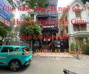 Cho thuê nhà 2B ngõ 64 ô Tô Hoàng Ngân-Cầu Giấy-Giá 8 triệu chốt