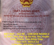 Đất đẹp   giá rẻ  - cần bán nhanh 2 lô đất siêu đẹp tại châu thành, đồng tháp