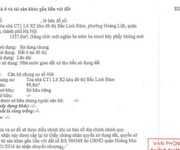 Chính chủ cần bán căn hộ gia đình 3 phòng ngủ bắc linh đàm hà nội