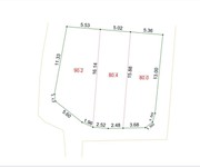 250m full thổ cư, 3 mặt tiền
