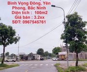Đất đẹp - giá tốt - chủ cần bán lô đất dự án an bình vọng đông, yên phong, bắc ninh