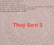 Đất  Thủy Sơn  3, Khuê Mỹ, NHSơn, Đ Nẵng, 225m2/13,5  tỷ