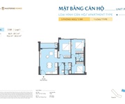1 Căn 3PN/80M2 view sông tam thủy giao lộ giá 6.051 Tỷ - MASTERI RIVERA