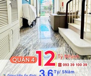 4 Bán nhà quận 4- doanh thu 3.6 tỷ/5năm- 6 tầng 8 căn hộ cao cấp duplex 52m2- hxh nguyễn khoái: 12 tỷ