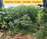 Chính chủ bán lô đất đẹp 2920,3m tại từ sơn-kim bôi hòa bình