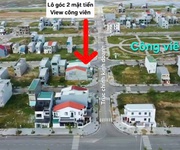 bán lô góc 2 mặt tiền đẹp nhất đường bãi sậy, hương sơ