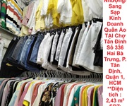 Cần chuyển nhượng/sang sạp kinh doanh quần áo tại số 336 hai bà trưng, p. tân định, quận 1, hcm