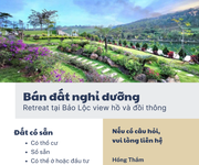 2 Đấ view hồ, đồi thông- chính chủ cần bán 150M2 GIÁ CHỈ 7 TRIỆU/M2