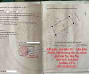 Đất đẹp   giá đầu tư  - cần bán lô đất  tại phường vân cơ,thành phố việt trì , phú thọ