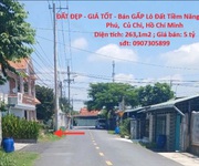 Đất đẹp - giá tốt - bán gấp lô đất tiềm năng tại xã hòa phú,  củ chi, hồ chí minh