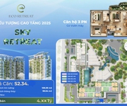 Căn hộ 3 phòng ngủ eco retreat  giá gốc cđt 4,3 tỷ  gồm vat kpbt  không chênh, có vườn mây 109m2