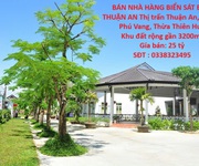 Bán nhà hàng biển   vị trí vàng sát biển thuận an huyện phú vang, huế
