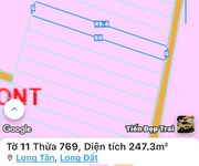 2 Nhanh tay vẹo lựa mặt tiền đường nhựa long tân  giá chỉ hơn 500tr