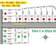 Chỉ  680 triệu/ lô đất sổ đỏ, full thổ cư  tại sóc sơn, hà nội
