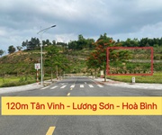 Bán lô đất tái định cư 120m tại tân vinh-lương sơn-hòa bình