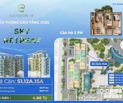 Căn hộ 2pn eco long an, eco retreat ban công vườn mây, view bt đảo, 96m2 chỉ 4.5 tỷ rẻ nhất thị