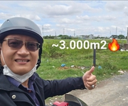 Bán 3000m2 đất 3 mặt tiền 60x50, xã hưng long, bình chánh chỉ 2,7tr/m2