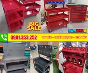 2 Xe đẩy 3 ngăn - xe / kệ để dụng cụ, đồ nghề