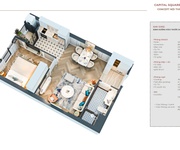 5 Căn 1PN/45.16m2 Giá 3.907 TỶ ngay cầu sông Hàn - CAPITAL SQUARE