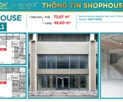 Cho thuê shophouse tại dự án Lavida Plus quận 7, hỗ trợ 30 ngày set up