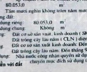 Bán đất công nghiệp giá tốt 80.053m2   ĐÃ CÓ CHỦ TRƯƠNG XÂY NHÀ MÁY CHẾ BIẾN CỒN