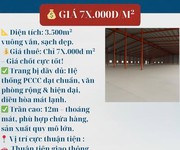 Cho Thuê Kho Xưởng Siêu Đẹp   3.500m    Đầy Đủ Tiện Nghi - Thanh Trì   Giá Chỉ 7x.000đ/M