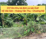 Bán lô đất 237,6m tái định cư văn sơn-hoàng văn thụ-chương mỹ-hà nội