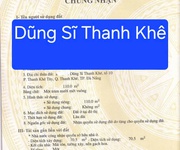 2 Bán đất kiệt ô tô dũng sĩ thanh khê - cách đường chính 30m