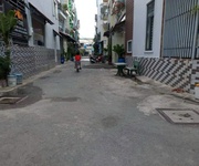Nhà mới rất đẹp 1 lầu đường nhựa 5m ô tô đỗ trong nhà hiệp thành 13 q12