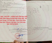 Đất đẹp - giá tốt - chính chủ cần bán gấp lô đất tiềm năng tại định trung - vĩnh yên.