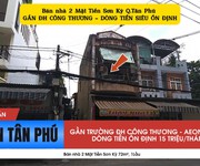 Bán nhà 2 mặt tiền sơn kỳ 72m , 1lầu - gần đh công thương