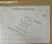 Cc bán 76m tổ 10 tt quang minh,mt 5m,vuông đẹp,trục kinh doanh ô tô tránh