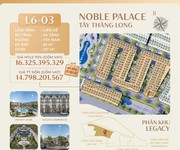 Liền kề l6-03 noble palace, trung tâm, đường 50m, giá cực tốt