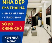 Nhà phố thái hà - trung tâm đống đa   5 tầng   thoáng trước sau   15m ra mặt phố