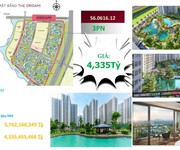 căn hộ 3 phòng ngủ   view cực phẩm, đẳng cấp chuẩn nhật  tòa s6   phân khu origami,  trái tim