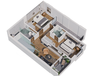 15 Mia Centre Point: Căn 2PN, DT 63,3m  - View thành phố - Sở hữu ngay với 750tr