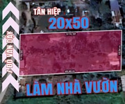 Đất trồng cây  20x50  tân hiệp, hóc môn - tương lai 2mt đường   giá cực mềm