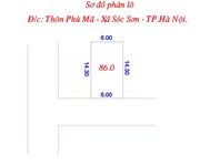 Giá nét căng  tại  phù mã - phù linh  dt 86 m fun thổ cư khuôn thưa hao hậu --- tiện ích tràn viền ,