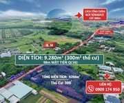 Bán 9.280m   300m  thổ cư  98m mt ql56 kcn sonadezi tp bà rịa   giá chỉ 5 triệu/m
