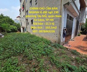 Đất vị trí đẹp- giá tốt chính chủ cần bán nhanh lô đất ngõ 230 tây mỗ, quận nam từ liêm, hn