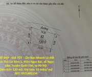 Đất đẹp - giá tốt - cần bán nhanh lô đất full thổ cư trung tâm ngọc bài, quốc oai, hà nội