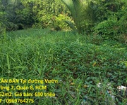 Đất đẹp   giá tốt    chính chủ cần bán tại đường vườn táo, phường 7, quận 8, hcm