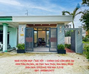 Nhà vườn đẹp   giá tốt    chính chủ cần bán tại hxh trần thị bốc, xã thới tam thôn, hóc môn, hcm