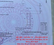 Đất đẹp   giá đầu tư  - cần bán gấp lô đất tại  khu chợ mới, p. bình định, tx. an nhơn, bình định