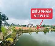 Siêu phẩm view hồ - sát đhqg hòa lạc -đường ô tô 3 xe tránh, mặt tiền đẹp, dân cư hiện hữu