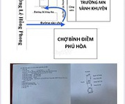 2 Vỡ nợ bán gấp lô đất cực hiếm   sát chợ phú hòa, full thổ cư