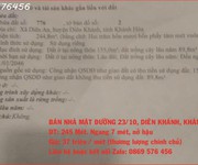 3 Nhà mặt tiền đường 23 tháng 10 cần bán tại khánh hoà 3 Nhà mặt tiền đường 23 tháng 10 cần bán tại khánh hoà