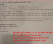 3 Nhà đất giá rẻ tại khánh hoà