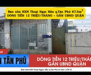 Bán nhà hxh thoại ngọc hầu q.tân phú 67.5m , 5.99 tỷ - dòng tiền 12triệu/tháng
